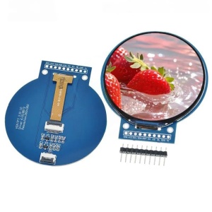 2.1" Okrugli TFT LCD Ekran Modul GC9B72 360x360 SPI za Arduino - Img 2