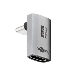 Adapter USB4.0 C M-USB4.0 C F ugaoni 90 - Img 1