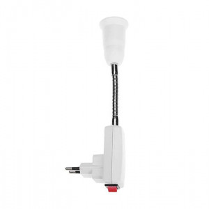 Adapter utikač sa prekidačem-sijalično grlo E27