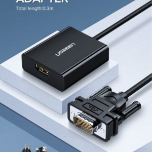 Adapter VGA muški-HDMI ženski+mikro USB - Img 3