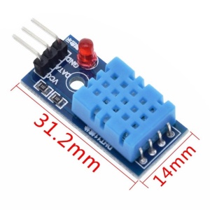 Arduino DHT11 Modul Senzor Temperature i Relativne Vlažnosti Vazduha sa Kablovima - Img 3