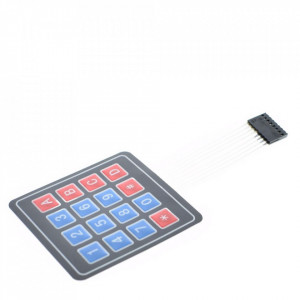 Arduino matrična membranska tastatura 4x4 sa 16 tastera - Samolepljiva - Img 5