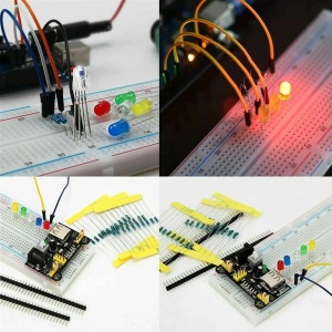 Arduino Set Elektronskih Komponenti 458 u 1 sa Prototipskom Pločom (830 tačaka) - Img 5