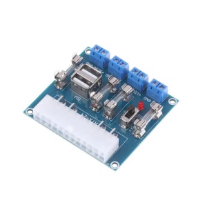 ATX Adapter Modul HU-M28W za Napajanje sa USB-om (24-pin Breakout Board) - Modul za Laboratorijsko Napajanje od PC ATX kućišta - Img 5