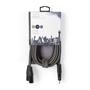 Balansirani Audio Kabl 2x XLR muški na 3.5mm stereo džek - 3m - Img 3