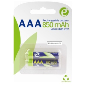 Baterija punjiva NiMh AAA 1.2V 850mAh ENERGENIE blister 2/1 - Img 2