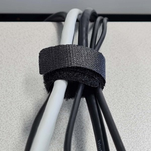 Čičak trake za organizaciju kablova 175x20mm – Set 6 komada, Crne - Img 6