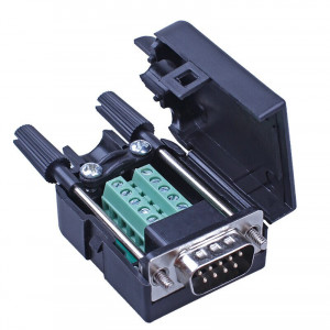DB9 Muški RS232 Adapter sa Klemama i Kućištem - Img 1