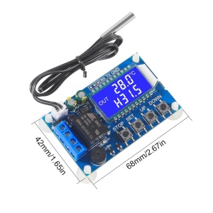 Digitalni Termostat Modul XY-T01 6-30V sa LCD Ekranom i Sondom - Img 4