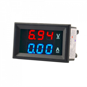Digitalni Voltmetar i Ampermetar DC 100V 10A ugradni
