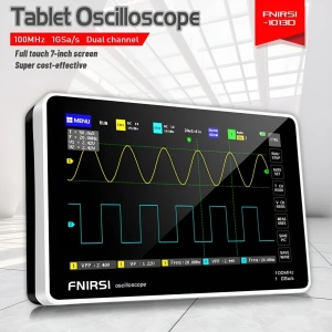 FNIRSI 1013D Digitalni Tablet Osciloskop 100MHz 2 Kanala 7" Touchscreen - Img 4