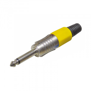 Klink konektor 6.3mm MO M metalni žuti