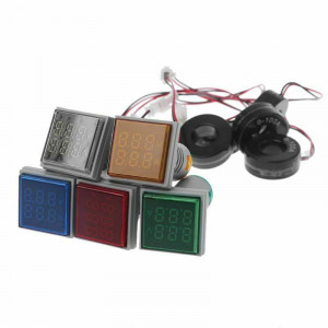 LED ampermetar/voltmetar 22mm crveni - Img 2