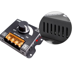 LED Dimer 12V-24V 30A – PWM Regulator jačine za LED trake (360W-720W) - Img 5