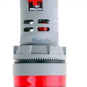 LED voltmetar 60-500VAC 22mm crveni - Img 5