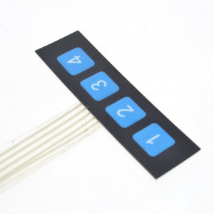 Matrična membranska tastatura 1x4 (4 tastera) folijska - za Arduino i ESP32 - Img 2