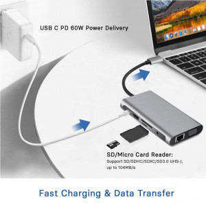 Multifunkcionalni USB hub "10 u 1" - Img 4