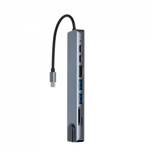Multifunkcionalni USB hub "8 u 1" - Img 2
