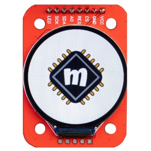 Okrugli TFT LCD Displej 1.28" 240x240 GC9A01 SPI sa Čitačem SD Kartica (TF slotom) - za Arduino / ESP32 - Img 4