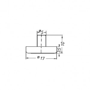 Podnožje za kutiju 17x3.5mm - Img 2