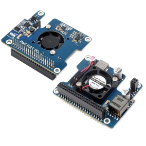 PoE (Power Over Ethernet) HAT (F) za Raspberry Pi 5 sa ventilatorom i hladnjakom