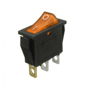 Prekidač 30x11mm 16A 250VAC žuti - Img 1