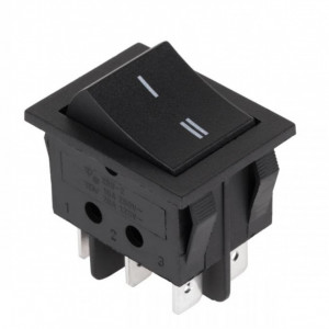 Prekidač 30x22mm 2xon-on 16A 250VAC
