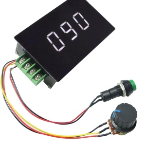 PWM Regulator Brzine DC Motora 6V-60V 30A sa Digitalnim Displejem - Img 5