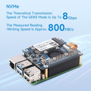 RaspberryPi 5 PCIe na M.2 adapter sa PoE funkcijom - Img 2