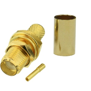 SMA F RG58 krimp