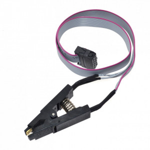 SOIC8 SOP8 Test Clip Štipaljka sa Adapterom za BIOS i EEPROM - In-Circuit Programiranje 24/25 Serije - Img 3