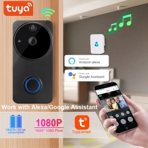 Tuya Smart WiFi Video Zvono 1080P Full HD-Bežična Kamera sa Noćnim Modom i PIR Senzorom - Img 2