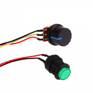 Ugradni PWM Kontroler i Regulator Broja Obrtaja DC Motora 6V-30V 8A sa LED Ekranom - Img 8