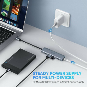USB hub C muški-4xUSB3.0 ženski - Img 5