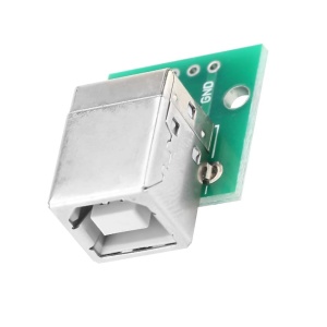USB Tip-B Ženski na DIP 4-pin Adapter Pločica 2.54mm - Breakout Modul - Img 4