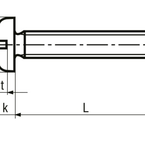 Vijak ravni M3x6 plastični - Img 2
