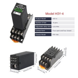 Vremenski rele H3Y-4 230VAC - Img 7