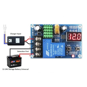 XH-M604 Pametni Relejni Modul za Kontrolu Punjenja Baterija i Akumulatora 6V-60V 30A - Img 5