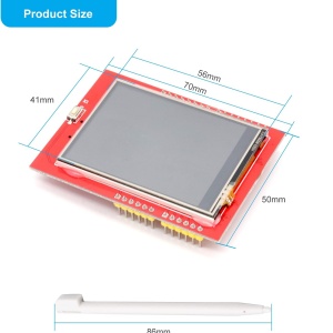 2.4" TFT LCD Touch Screen Shield za Arduino Uno i Mega - Img 2