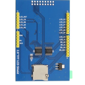 2.8" TFT LCD Touch Screen Display Shield za Arduino UNO i Mega2560 (ILI9341) - Img 4
