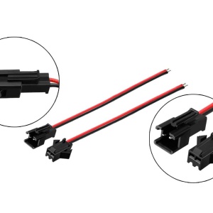 2-Pin JST SM Konektor Sa Kablom (Muški i Ženski Set) - za LED Trake i Elektroniku - Img 4