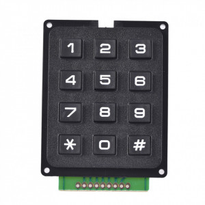 3x4 Matrična Tastatura (Keypad) Modul sa 12 tastera - za Arduino / Raspberry Pi / ESP32
