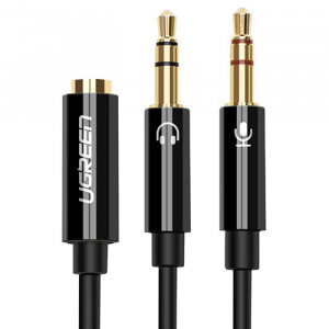 Adapter 2x3.5mm stereo muški-3.5mm stereo ženski - Img 2