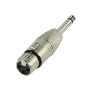 Adapter 6.3mm MO M-XLR 3P F