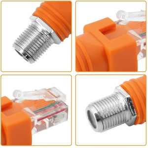Adapter F-ženski na RJ45-muški za testiranje koaksijalnih kablova - Img 3