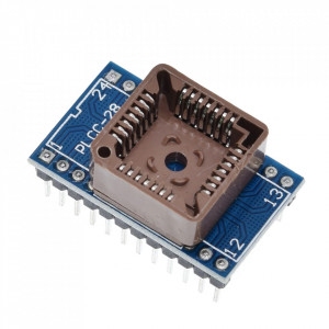 Adapter PLCC28 na DIP24 za programator (TL866 / EZP2010) - Img 1
