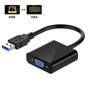 Adapter USB3.0 A muški-VGA ženski - Img 2