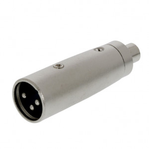 Adapter XLR 3P M-RCA F