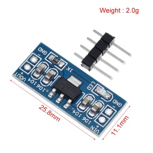 AMS1117 3.3V Step-Down Modul Regulatora Napona 800mA - Img 2