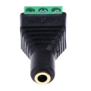 Audio adapter 3.5mm ženski (TRS) na 3-pinski terminal sa šrafom (klemu) - Img 3